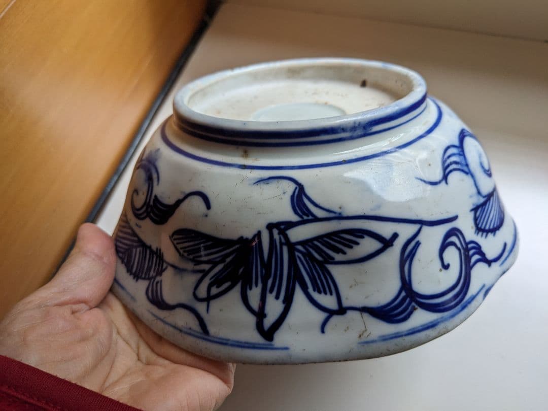 染付　ベロ藍　骨董　鉢　煮物等　お洒落