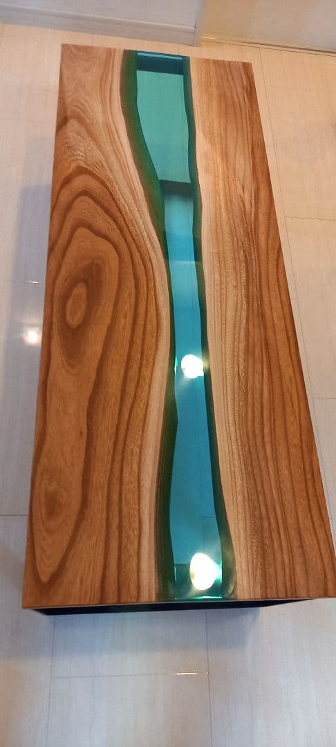 リバーテーブル レジンテーブル ローテーブル センターテーブル