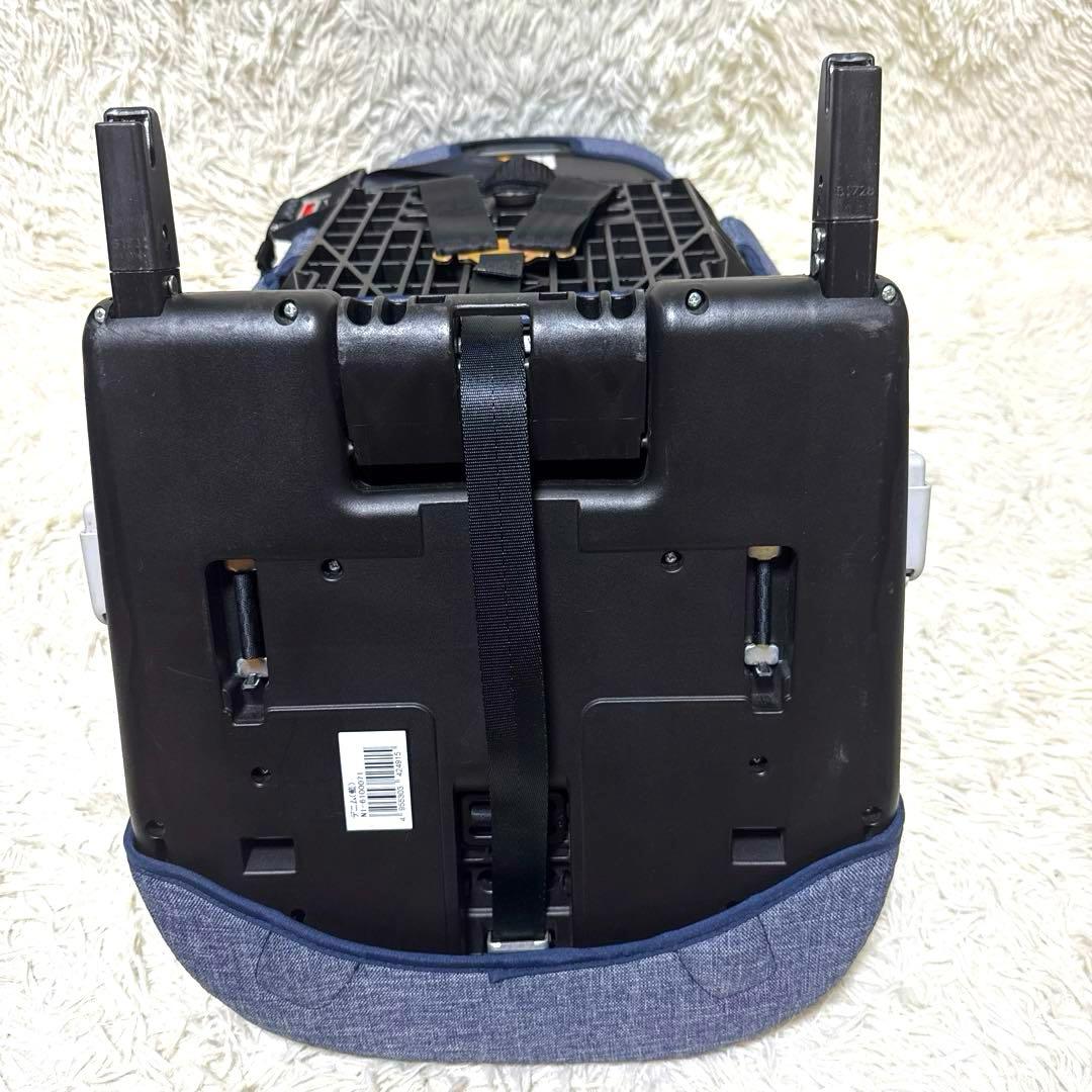 美品‼︎ 日本育児 ISOFIX・シートベルト トラベルベストEC Fix デニム