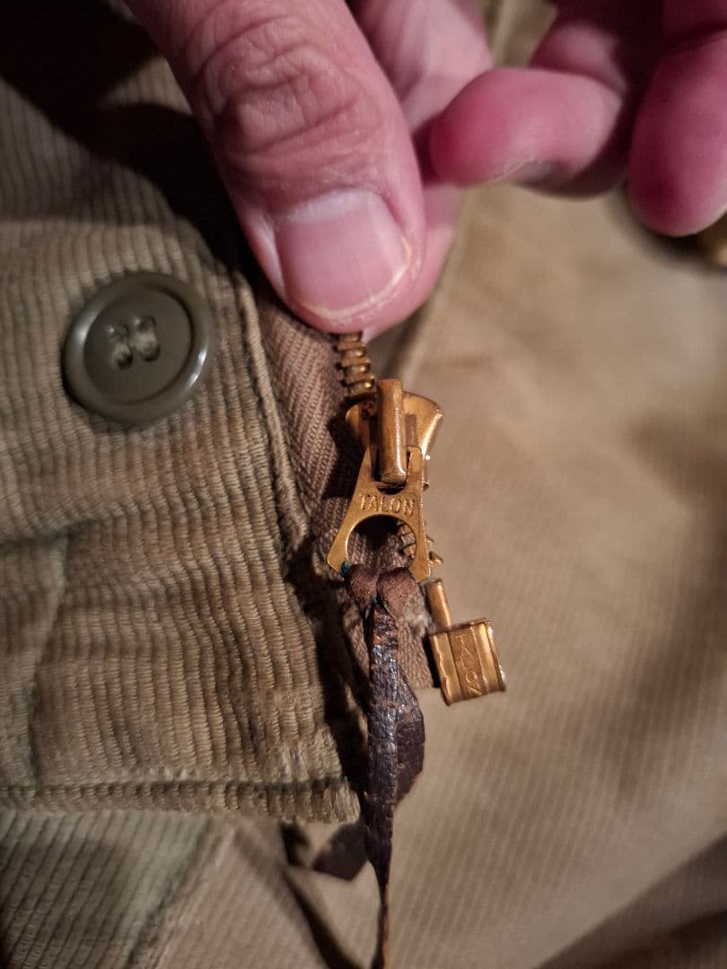 ヴィンテージ　40s 米軍 US NAVY N-1デッキジャケット　太畝ピケ　L