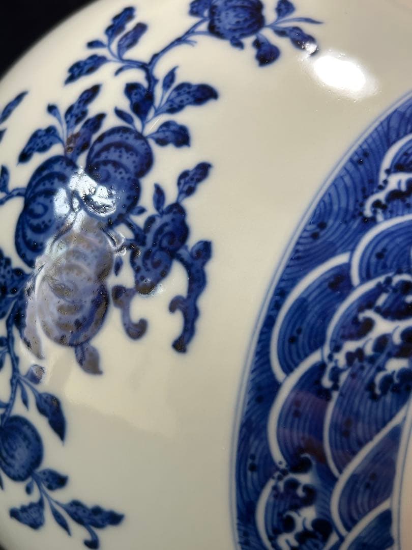 ○ 清代　雍正年製　花器　時代物　中国美術