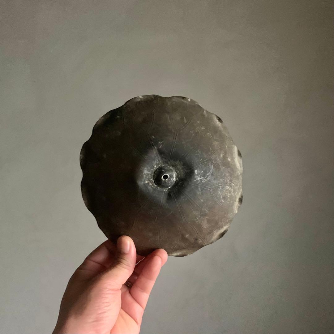 古銅 常花残欠 蓮花 仏教美術 古美術 古道具 アンティーク 江戸時代 オブジェ