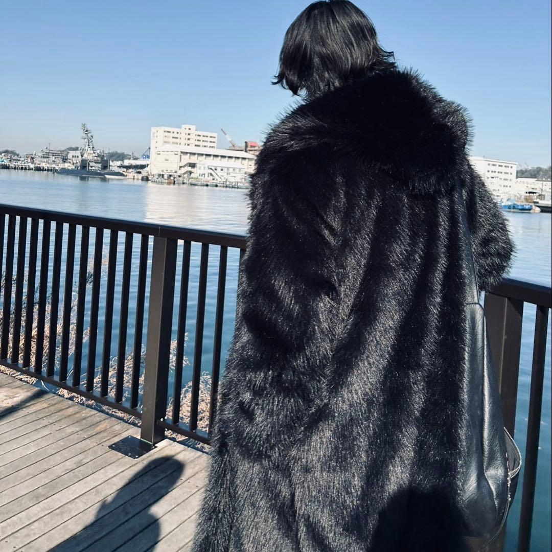 〜値引き中〜フードファーモードロングコート(otte)