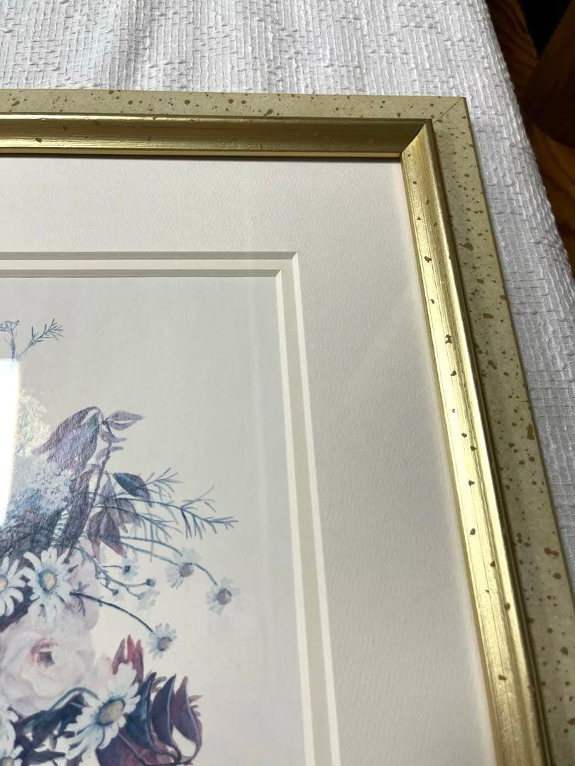 【限定品‼️】橋本不二子作　「Red Plumを頂いて」　限定版画　直筆サイン入り