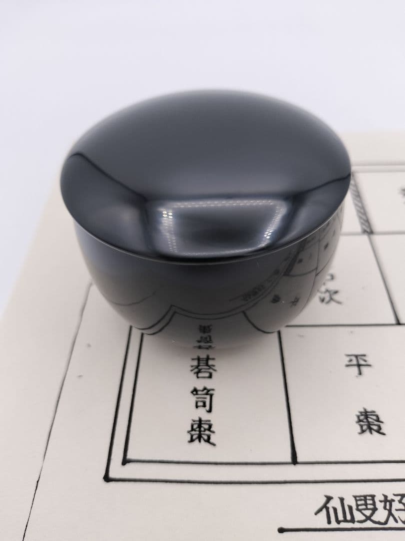 b36 仙叟好 十二器棗 中谷秀斉 木箱入 茶道具 古物