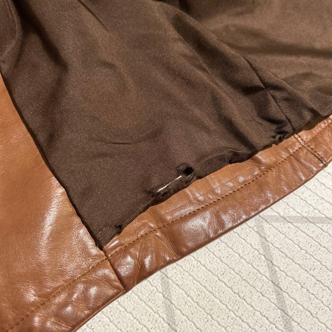 SERAPHIN ライダースジャケット ベージュ