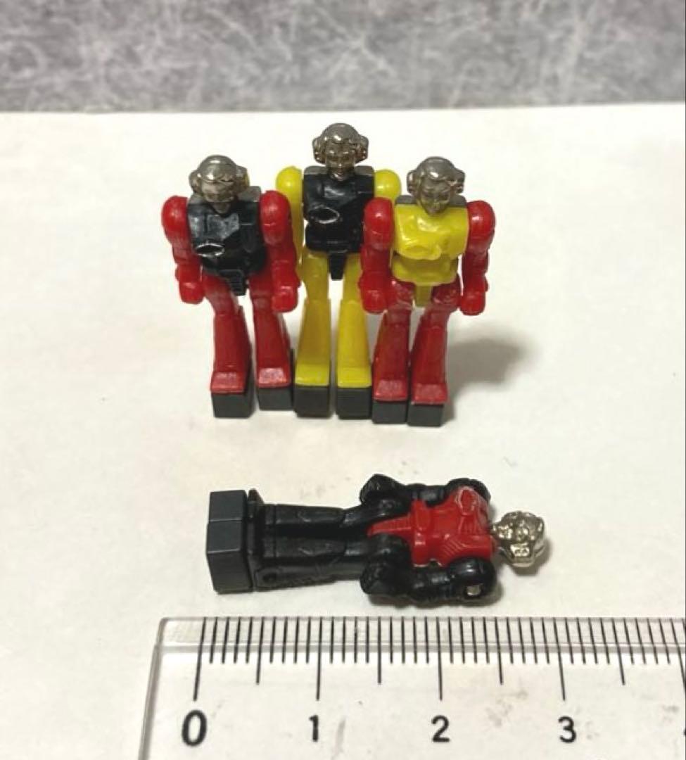 ダイアクロン 隊員 赤黒 黄黒 ほか4点 当時物 タカラ