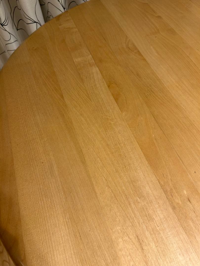 モモナチュラル ダイニングテーブル 95㎝ 円形テーブル、丸テーブル　北欧