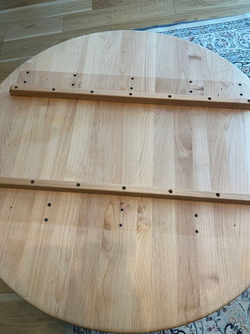 モモナチュラル ダイニングテーブル 95㎝ 円形テーブル、丸テーブル　北欧