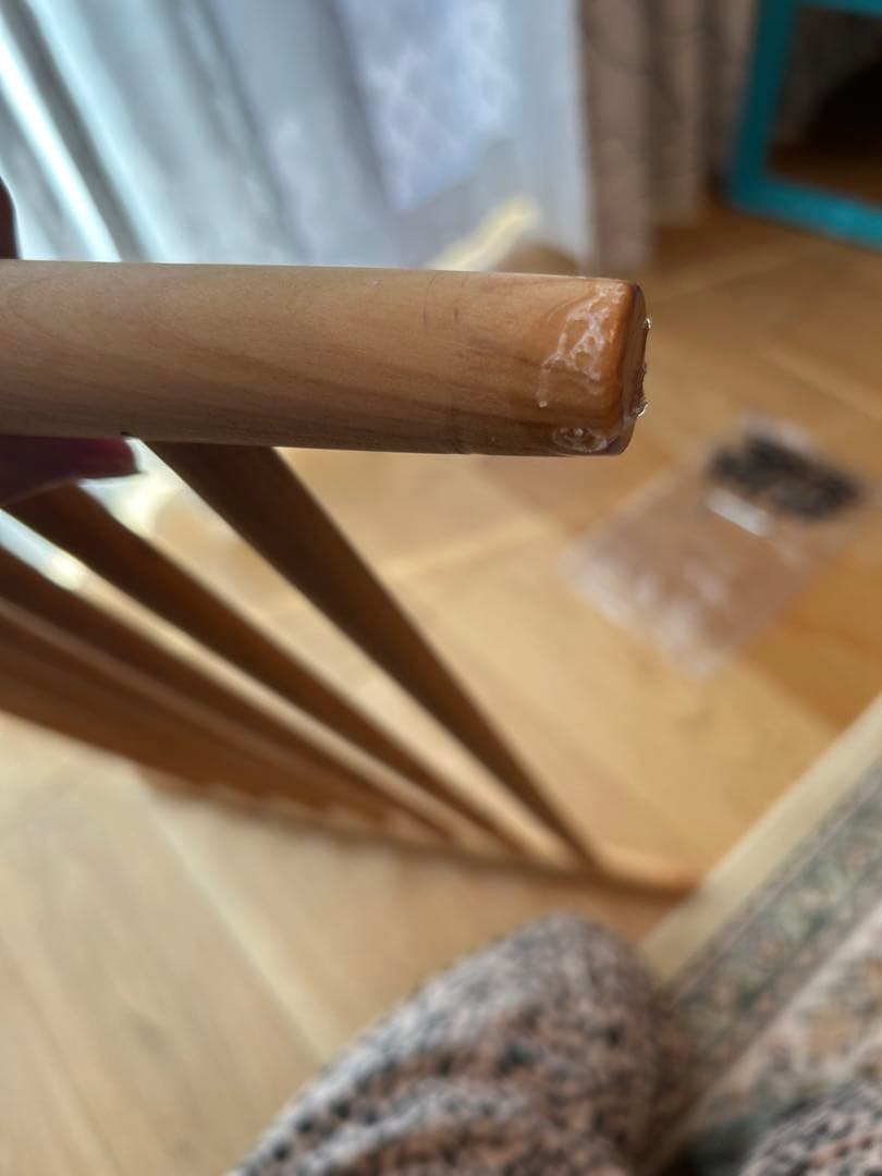 モモナチュラル ダイニングテーブル 95㎝ 円形テーブル、丸テーブル　北欧