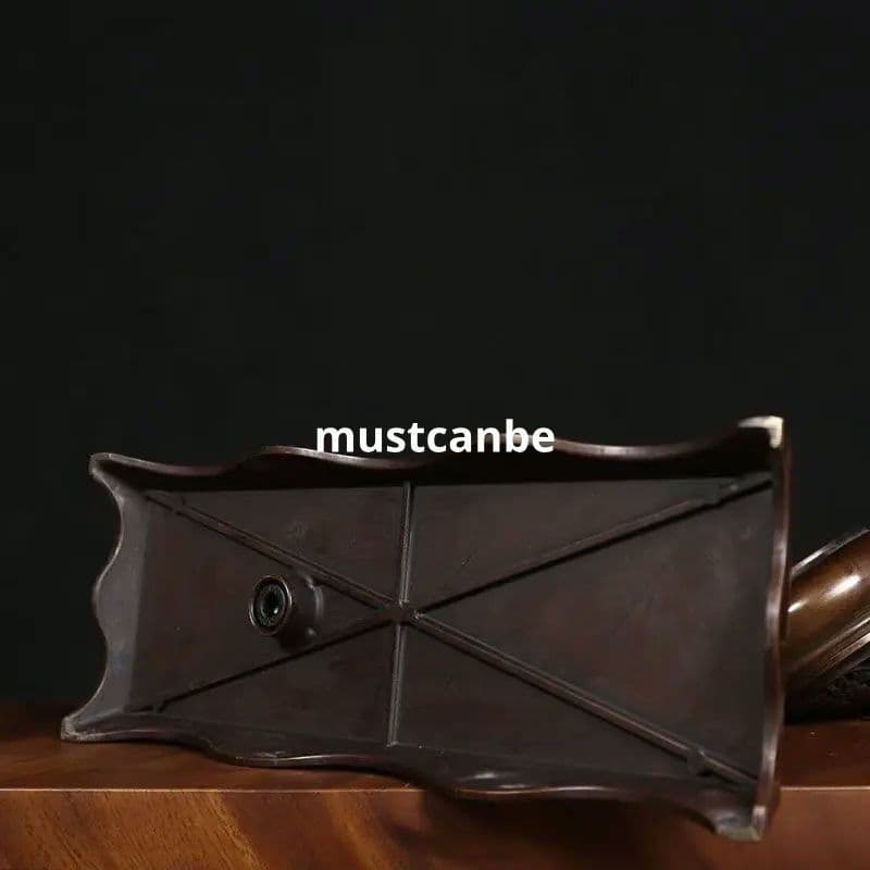 銅製 松鶴延年弔炉薫香炉 客間 茶台 書房 事務室 迎客松掛炉 工芸品