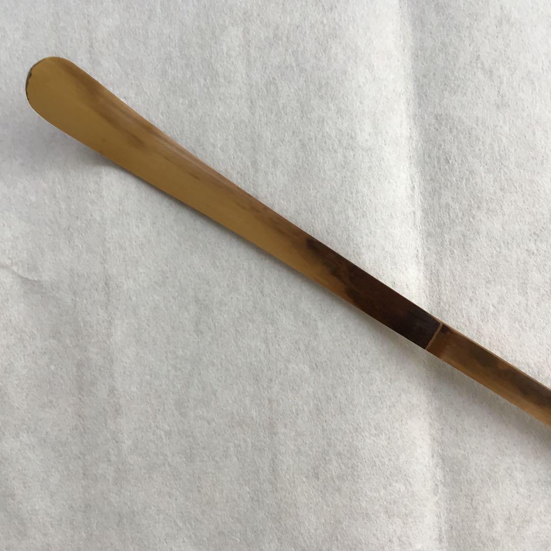 茶道具 茶杓 銘:遠山 影林宗篤作 西垣宗興書付き 竹箱