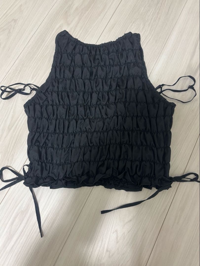 andmary メイシャーリングトップス