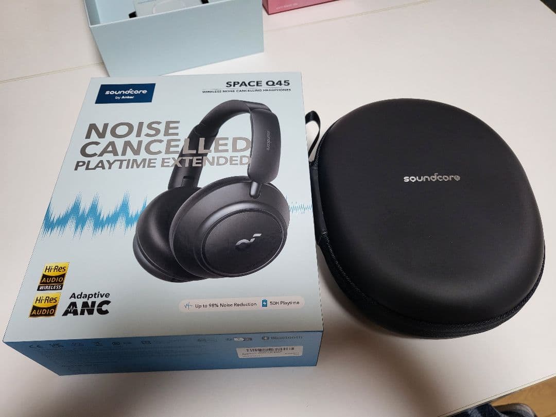 BOSEヘッドホンQUI ETCOME ORT45BLK/ブラック BOSE QuietComfort 45