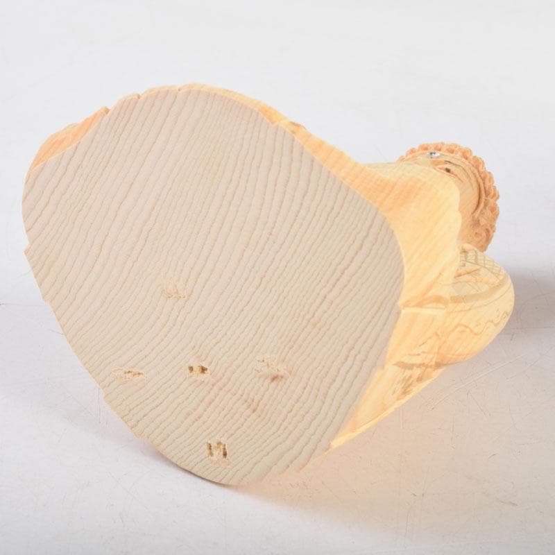 仏教美術 桧彫刻 釈迦如来座像 仏像 蓮華台 C 8982 - メルカリ