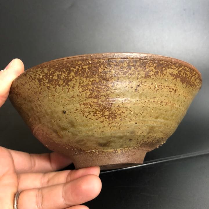 究極の古美術◼️蔵からかなり美しい抹茶茶碗が出てきました。備前焼、茶道具、夏茶碗