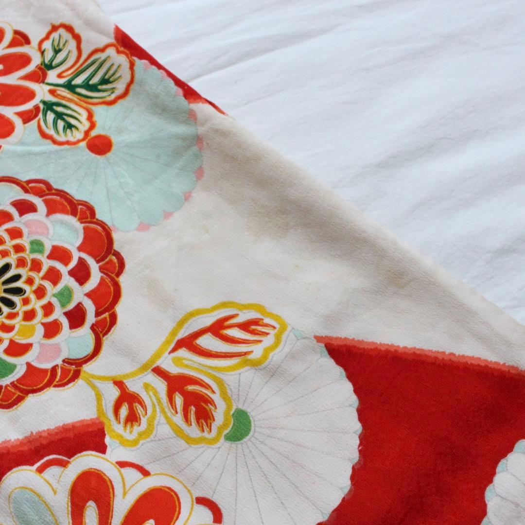 七五三 5歳 7歳 女の子 子供 アンティーク 着物 つくり帯 セット