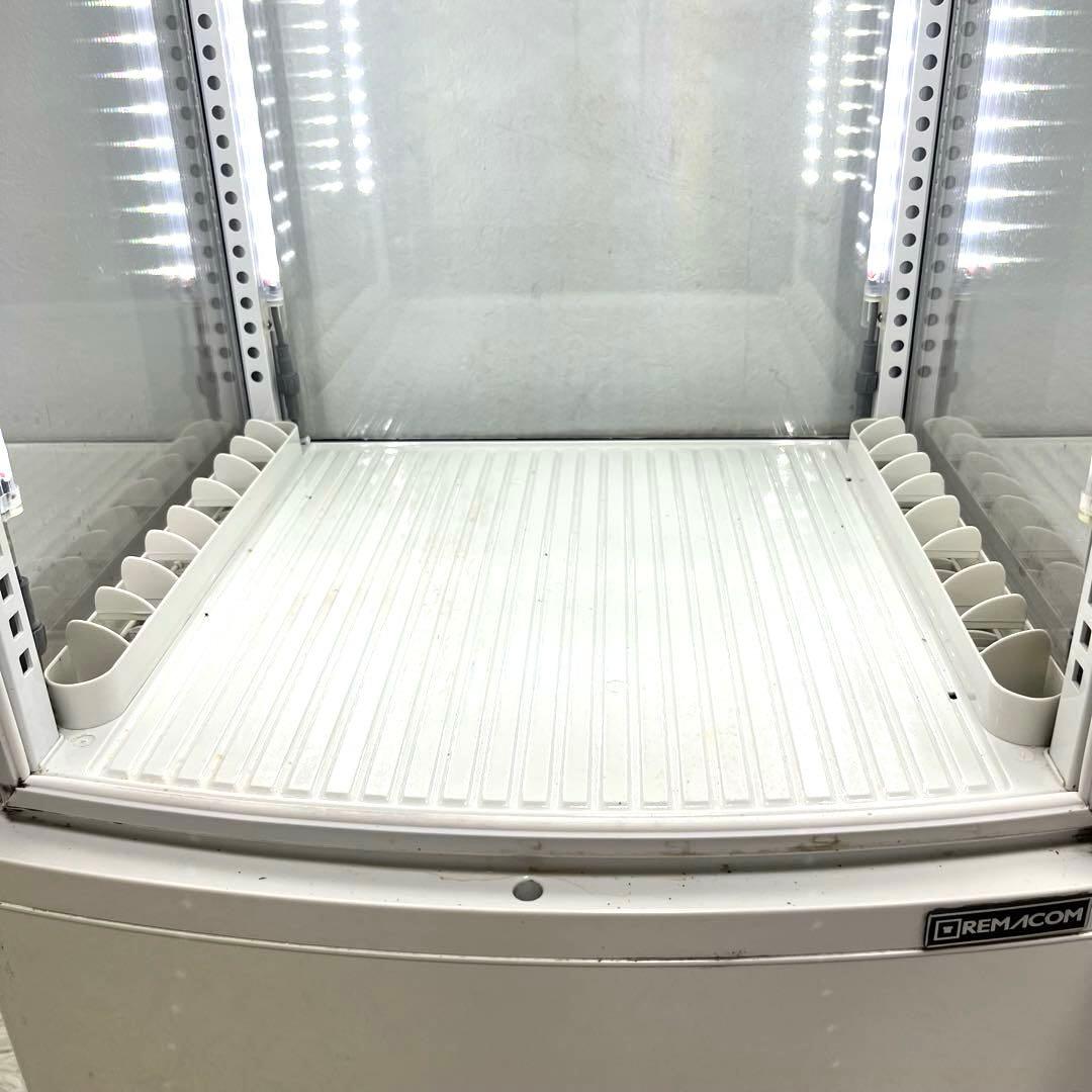 レマコム 卓上　冷蔵ショーケース　冷蔵庫　RCS-4G63SL 63L 大型