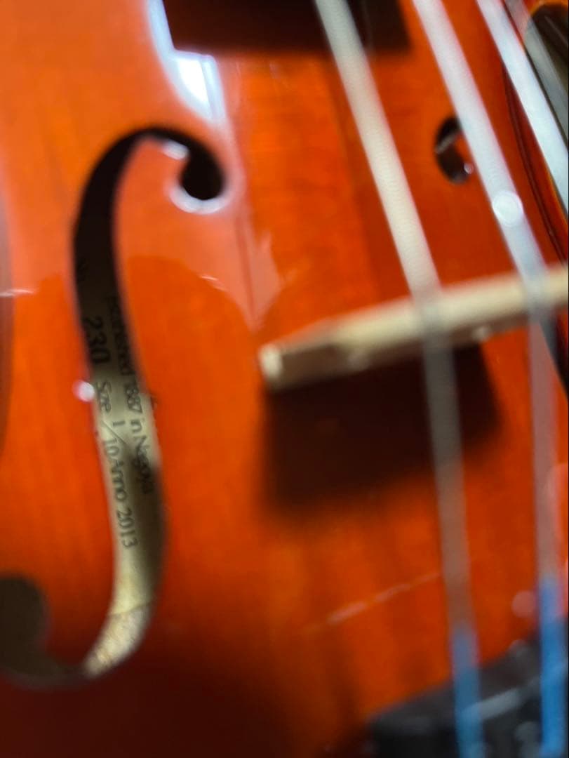 バイオリン本体と弓セット(子ども用　サイズ: 1/10) 鈴木バイオリン　入門用