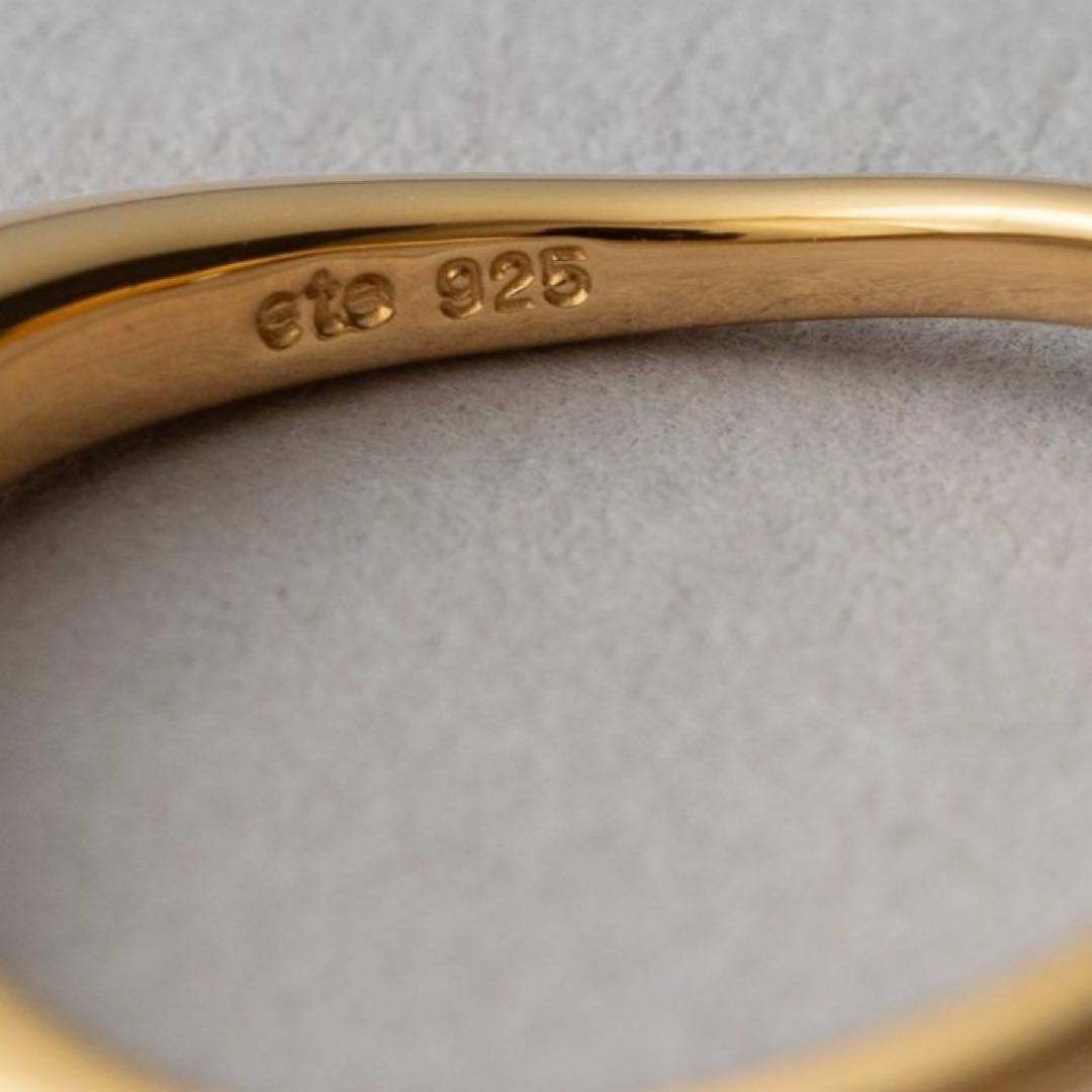 試着のみ✨ete ONLINE Limited ビジュー クレセントムーンリング