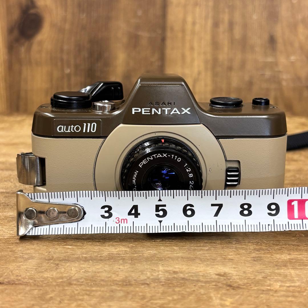 PENTAX ペンタックス auto110 ブラウン 24mm フィルムカメラ