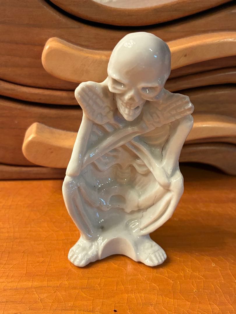 ビンテージ50s Japan スカル　髑髏　骸骨　死神　灰皿　ネイバーフッド tb3962105_3.jpg