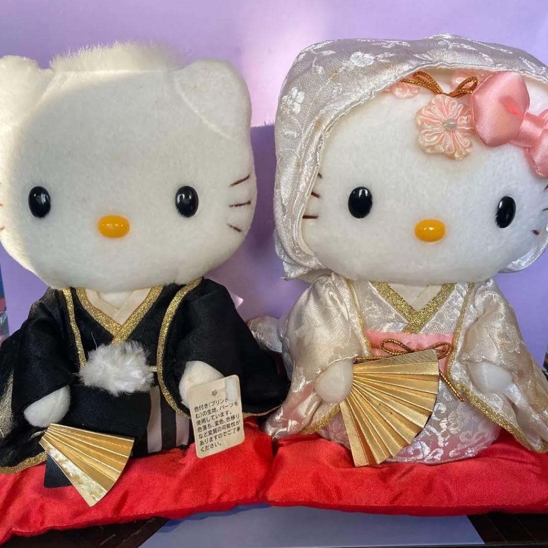 希少 サンリオ和風結婚式ドール ディアダニエル ハローキティ 平成