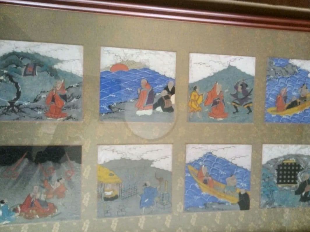 日蓮様、作者不詳絵伝部分