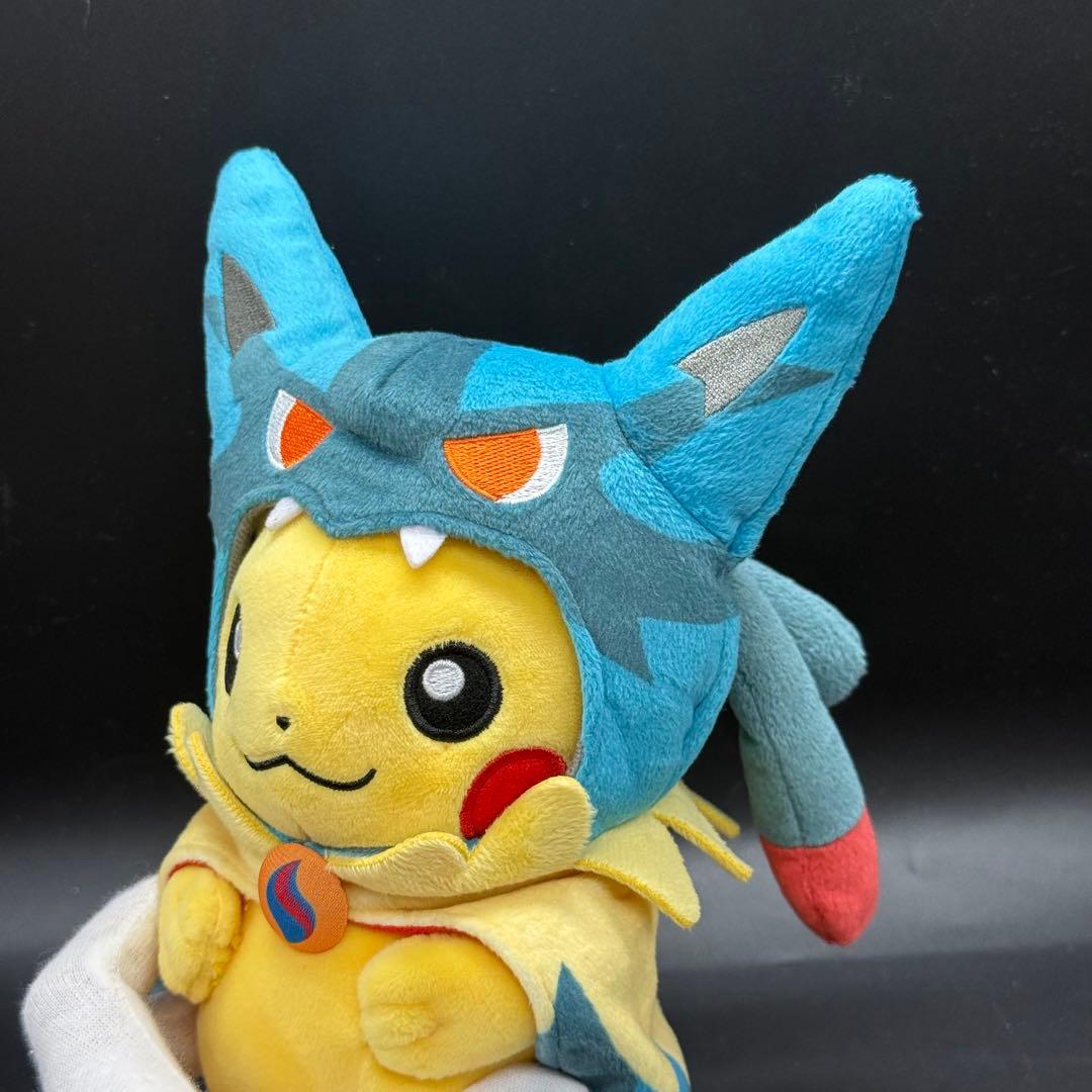 極美品 メガルカリオのポンチョを着たピカチュウ
