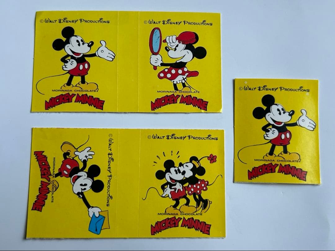 ディズニーシール　ミッキーマウス　レア　レトロ