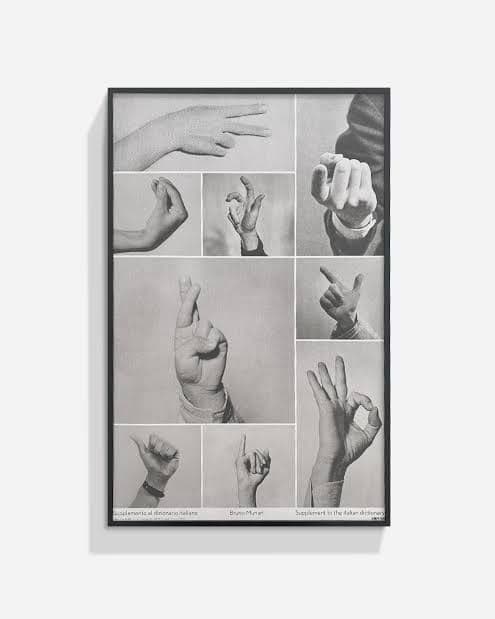 国内未入荷】ブルーノ・ムナーリ bruno munari 希少ポスター