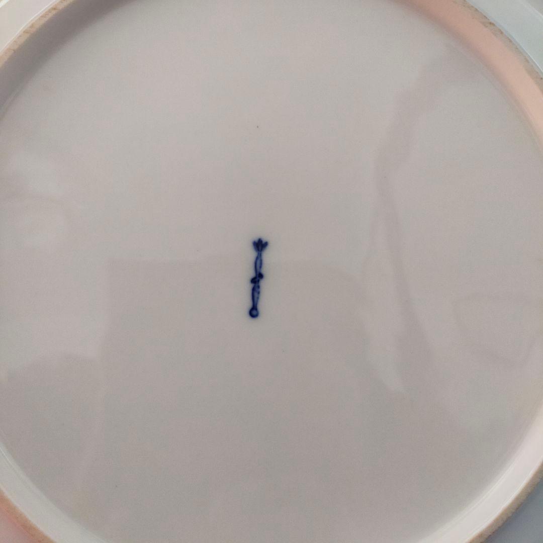 KPM ベルリン チューリップ 手描き? 金彩 アンティーク プレート 皿