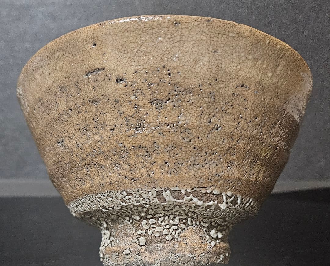 名品❗】李氏朝鮮時代 李朝期 井戸茶碗 高麗茶碗 梅花皮高台 古渡り