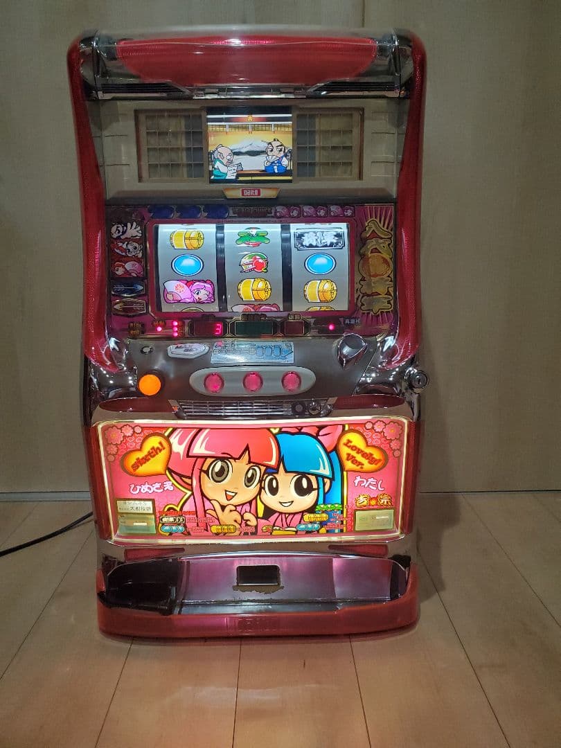 実機 吉宗4号機 ラブリーパネル 程度良好 711枚 家スロ スロット