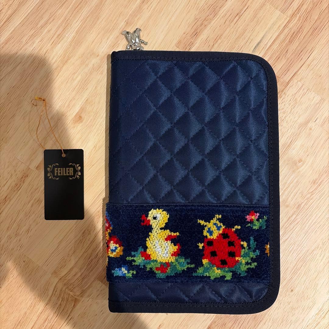 新品未使用】学校フェイラー ハイジ マルチケース ネイビー 完売品