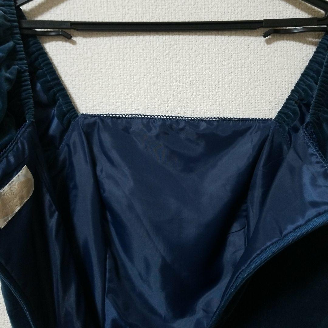 ヴィクトリアンメイデン　別珍パフスリーブドレス　ノベルティ　チョーカーつき