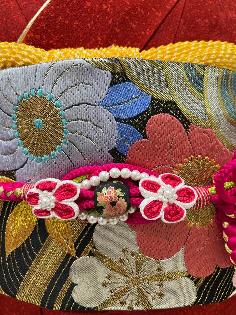 振り袖 フルセット 全通袋帯 別誂長襦袢 成人式 金彩加工 刺繍入り 739