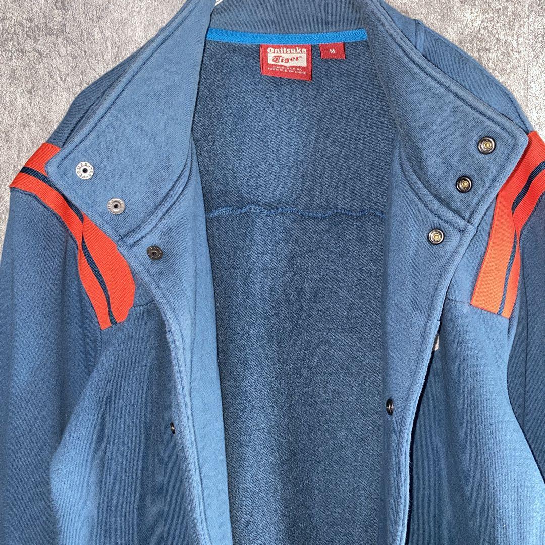 ヴィンテージ風 オニツカタイガー　1949 刺繍ロゴ ジャケット　背面虎　M