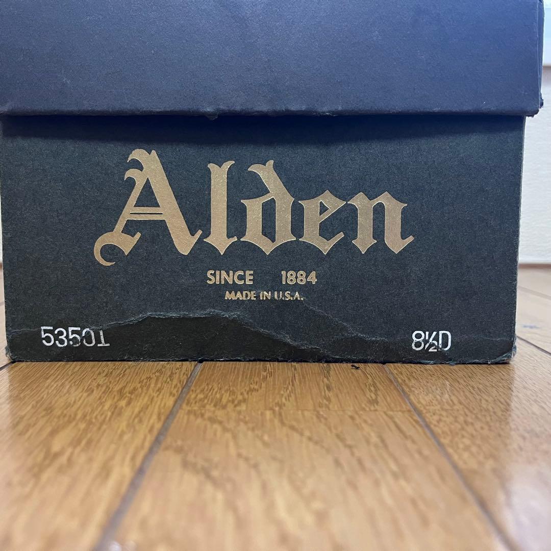 靴 Alden 53501 cordovan burgundy