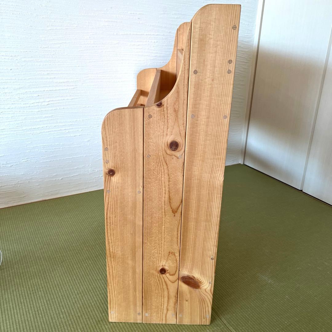 表紙の見える絵本棚 ハンドメイド・W90㎝・みつろう仕上げ