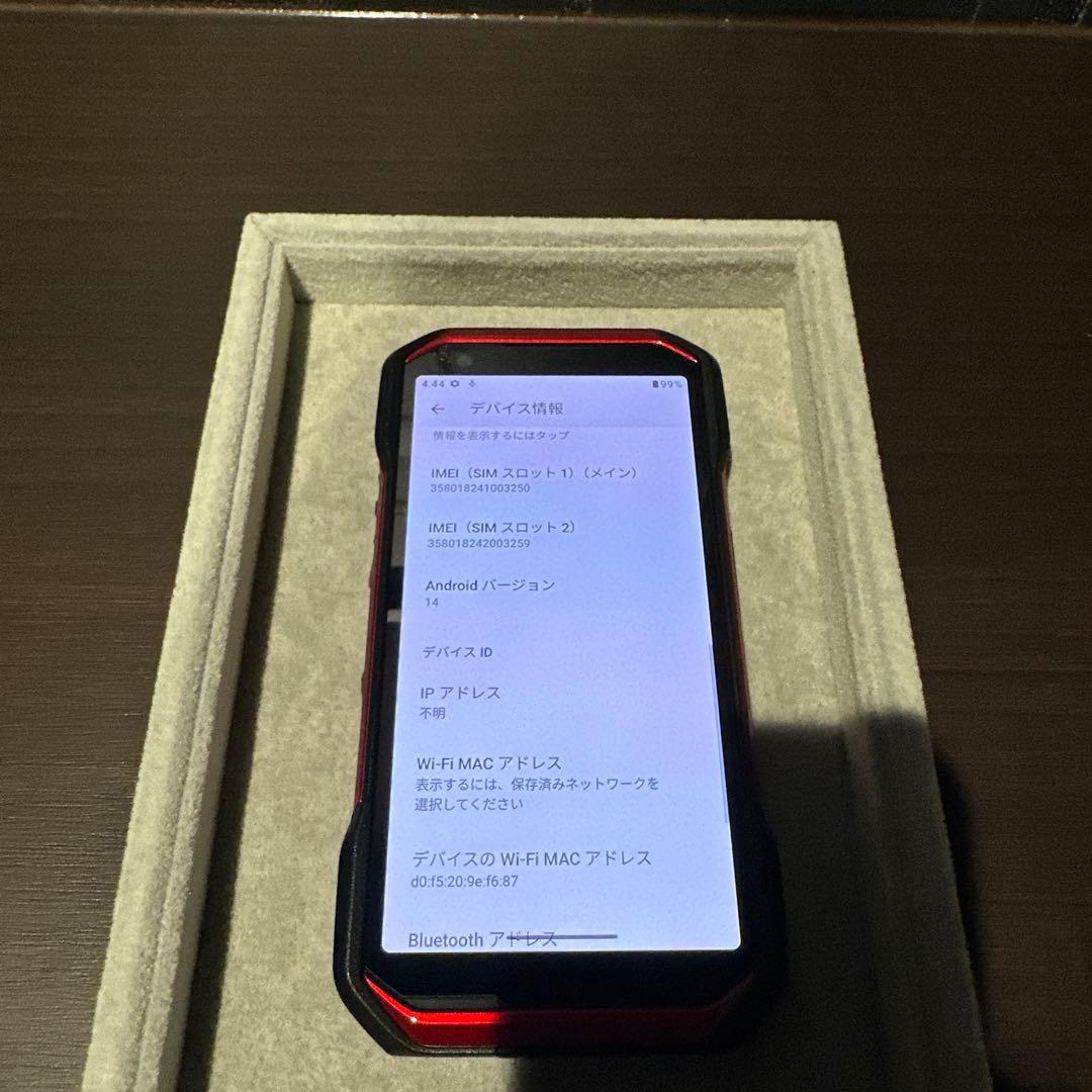 液晶画面に焼き付け有】TORQUE G06 128GB レッド