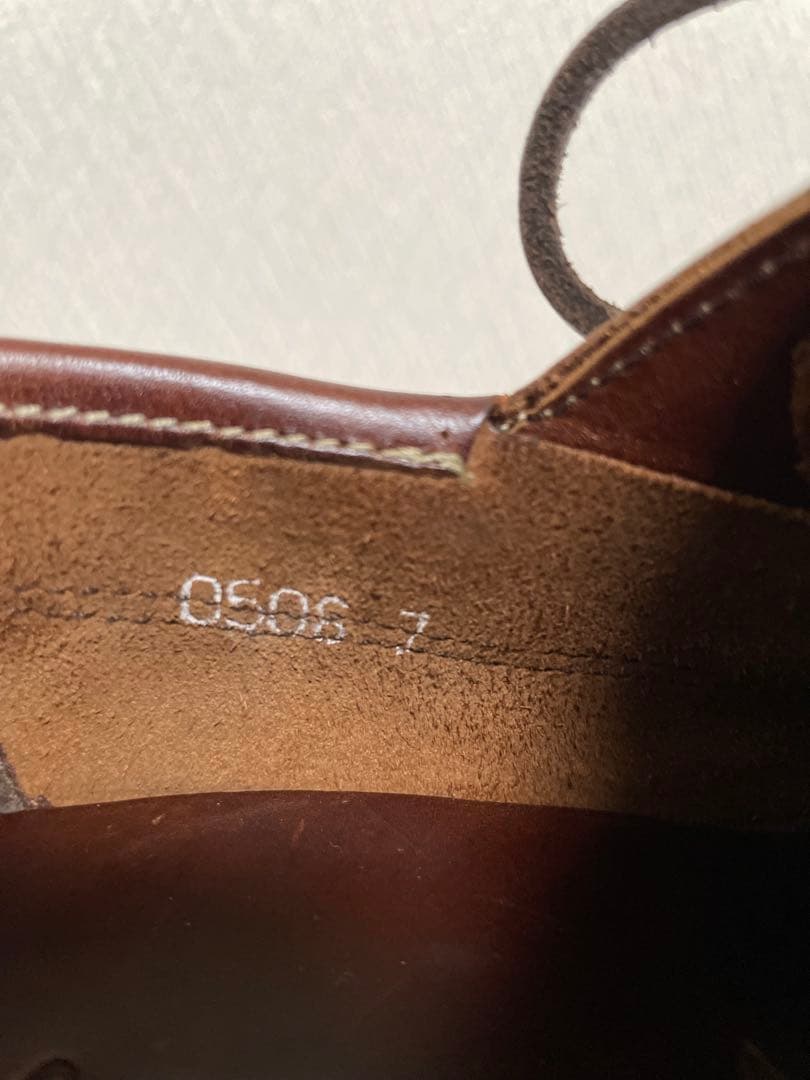 美品　PARABOOT VERITABLE MOCASSIN パラブーツ 7