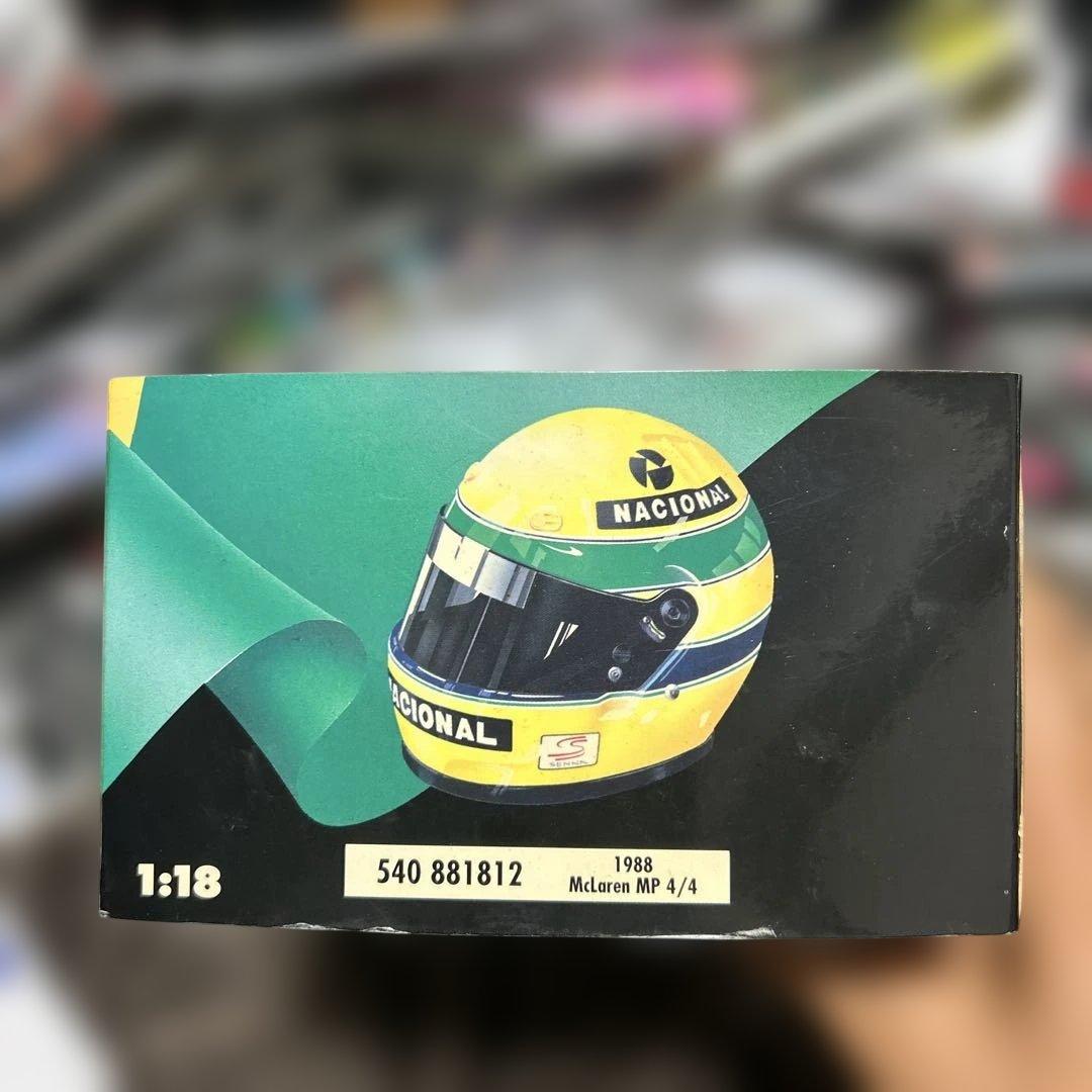 アイルトン・セナ マクラーレン MP4/4 ミニカー 1/18