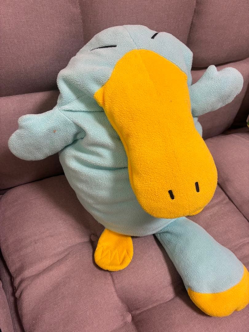 イコちゃん　カモノハシ ぬいぐるみ　ICOCA 抱き枕