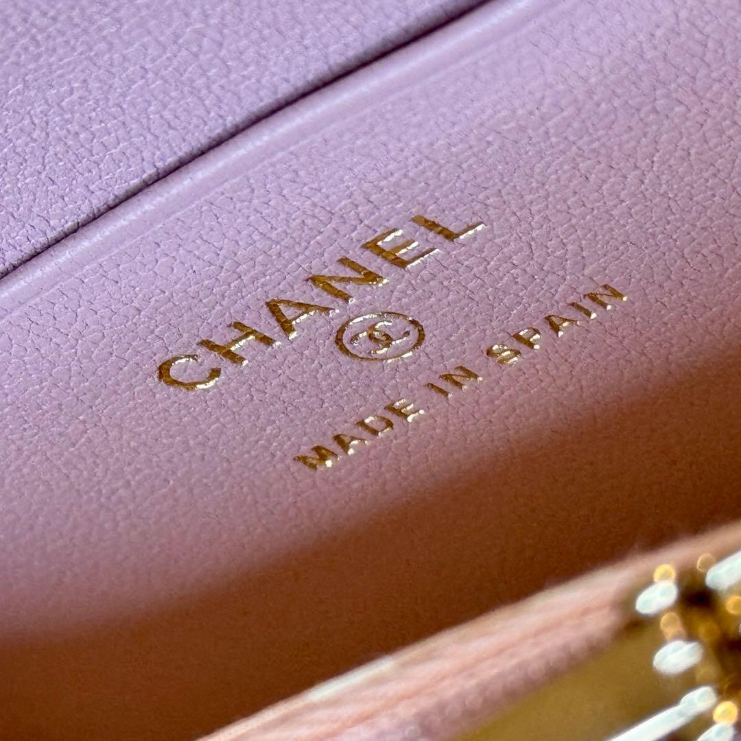 CHANEL シャネル マトラッセ ジップ パース フラグメントケース