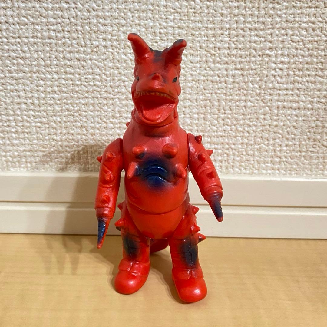 ブルマァク グドン ソフビ 当時物 ブルマァク 怪獣シリーズ グドン ソフビ 100mm ブルー 3