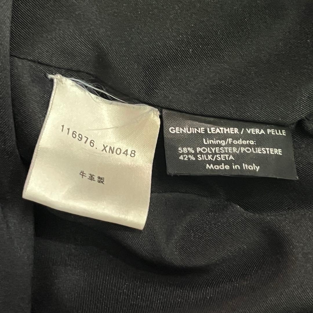 GUCCI グッチ レディース 牛革レザースカートサイズ38