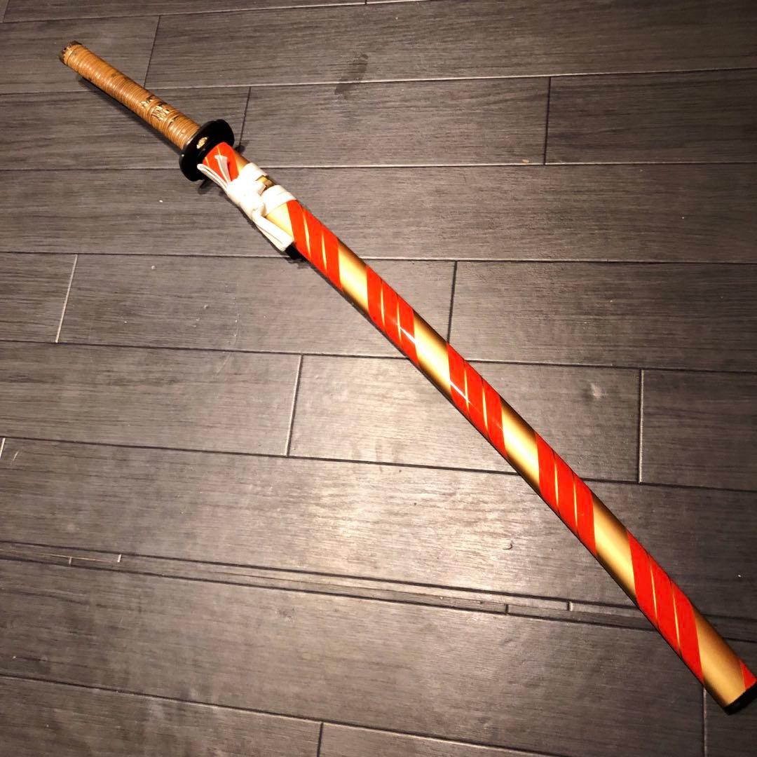 本格模造刀　居合刀　橙拵え　模造刀 日本刀　刀