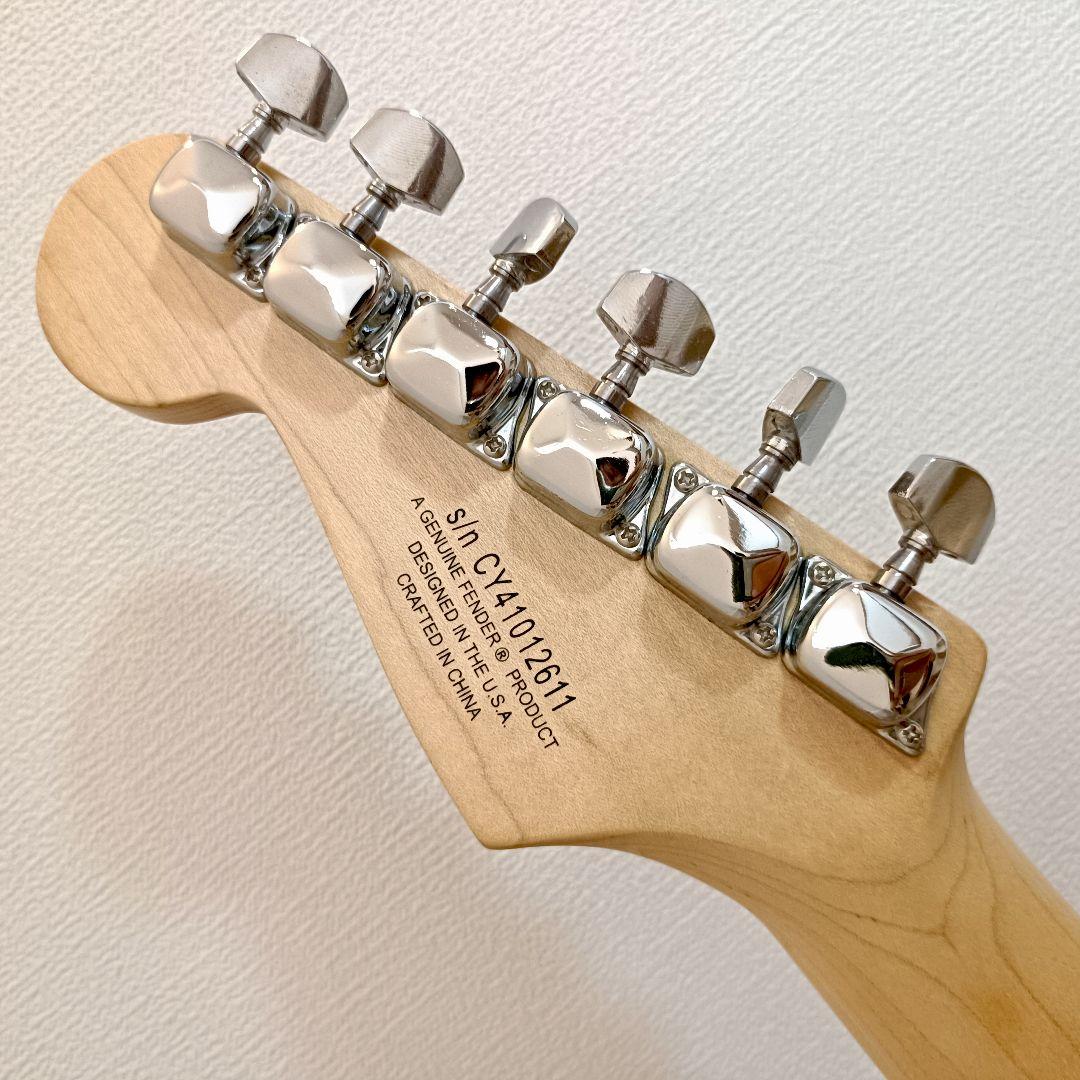 Squier ストラトキャスター エレキギター サーフグリーン メンテ済