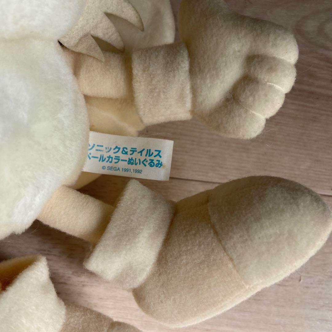 セガ　テイルス ペールカラーぬいぐるみ 1998 平成レトロ　非売品　当時物希少